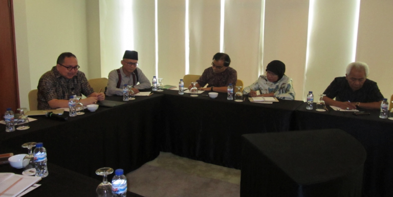 Rapat pimpinan LSP PRI dengan Direktur Jenderal Komunikasi Informasi Publik (KIP) Kementrian Kominfo sekaligus sebagai Pengarah LSP PRI